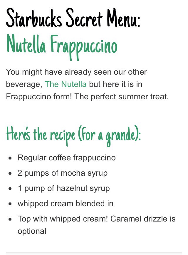 ✨☕️What To Order At Starbucks And How To Order It Part 1⃣☕️✨