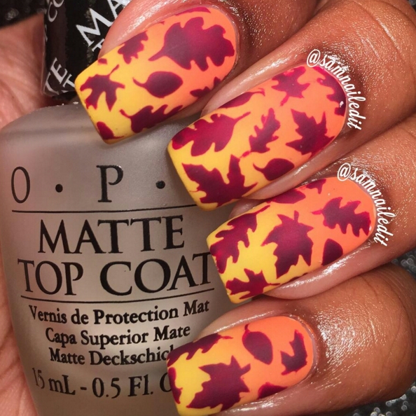 OMG So Pretty Fall Nail Art Ideas💅💕#FallNails