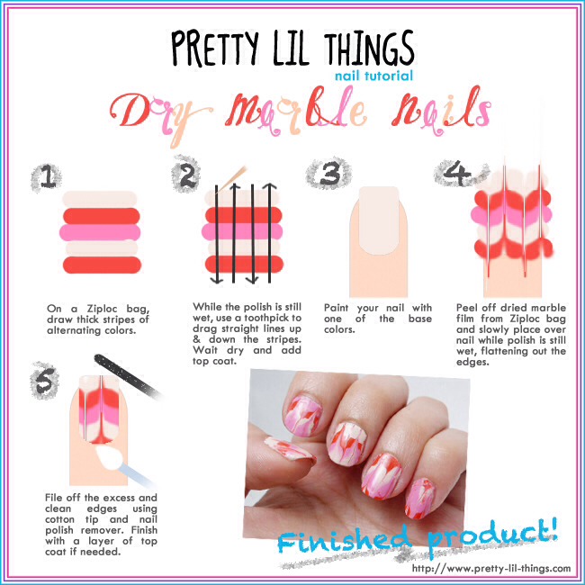 Cutest Marbling Nail Tutorial πππ―