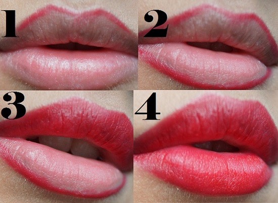 💋💋Sexy Red Lips Makeup Step By Step💋💋