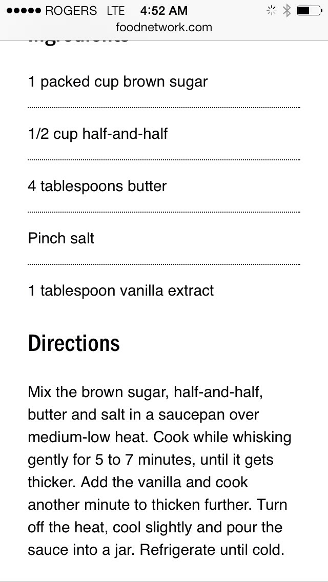 My favorite :) CARAMEL DIPPING SAUCE