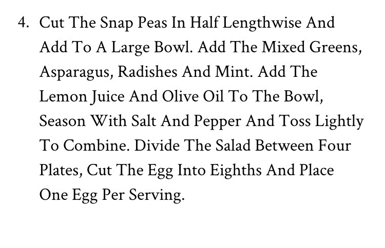 Spring Market Salad!!!