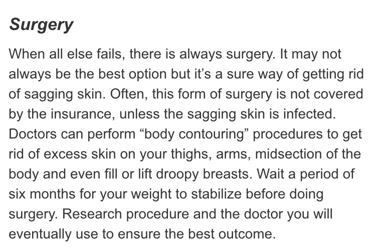 How To Get Rid Of Loose Sagging Skin After Weight Loss.