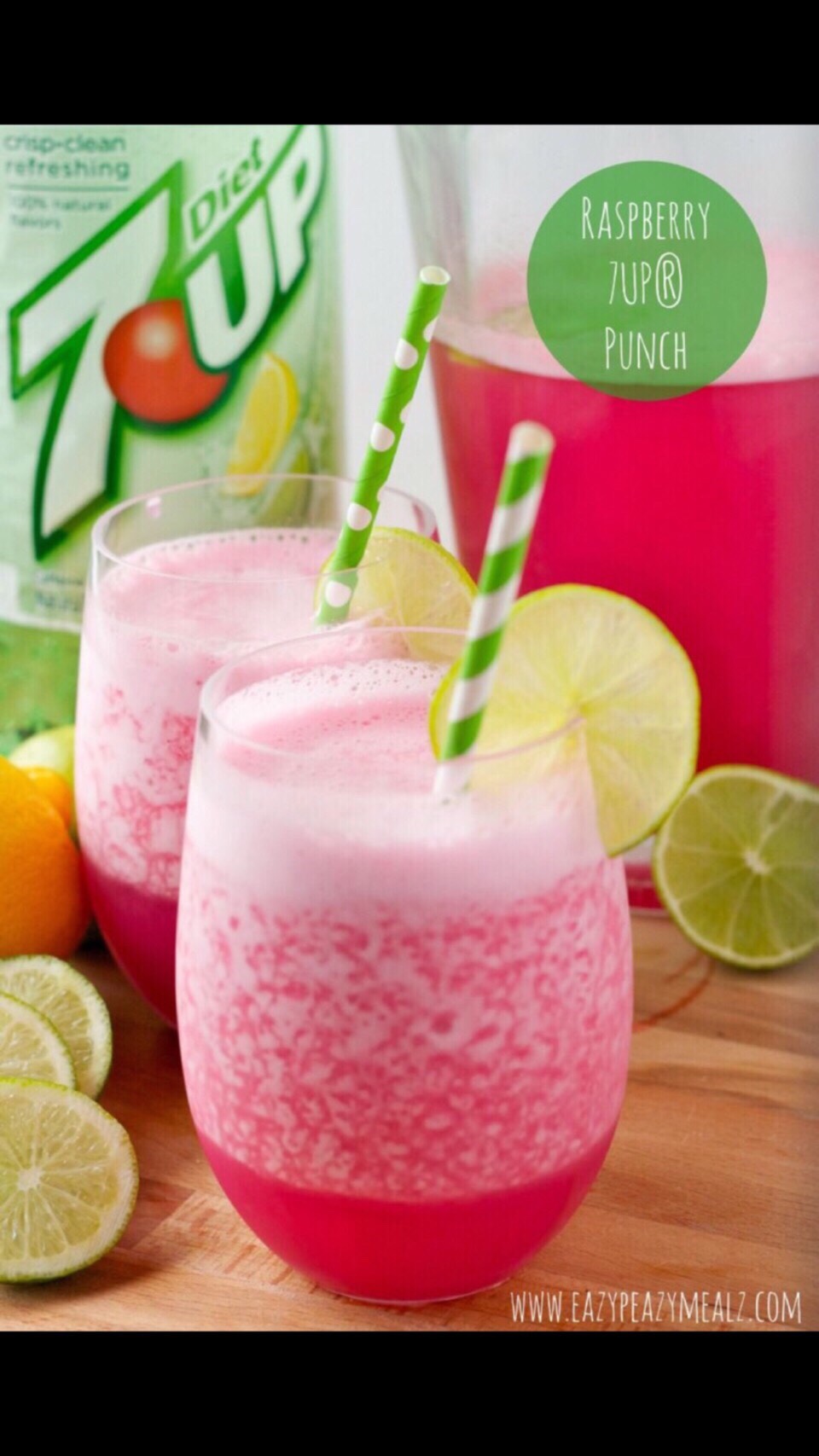 Delicious Raspberry 7up Punch