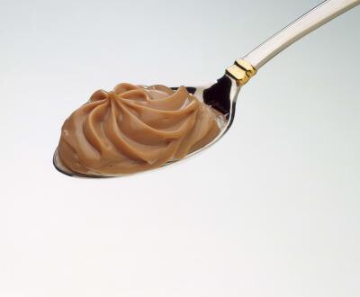 Two spoons of peanut butter
