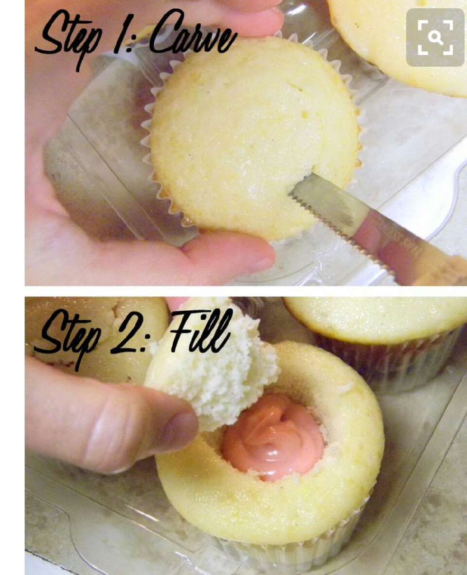 Easy Gender Reveal Cupcakes!!