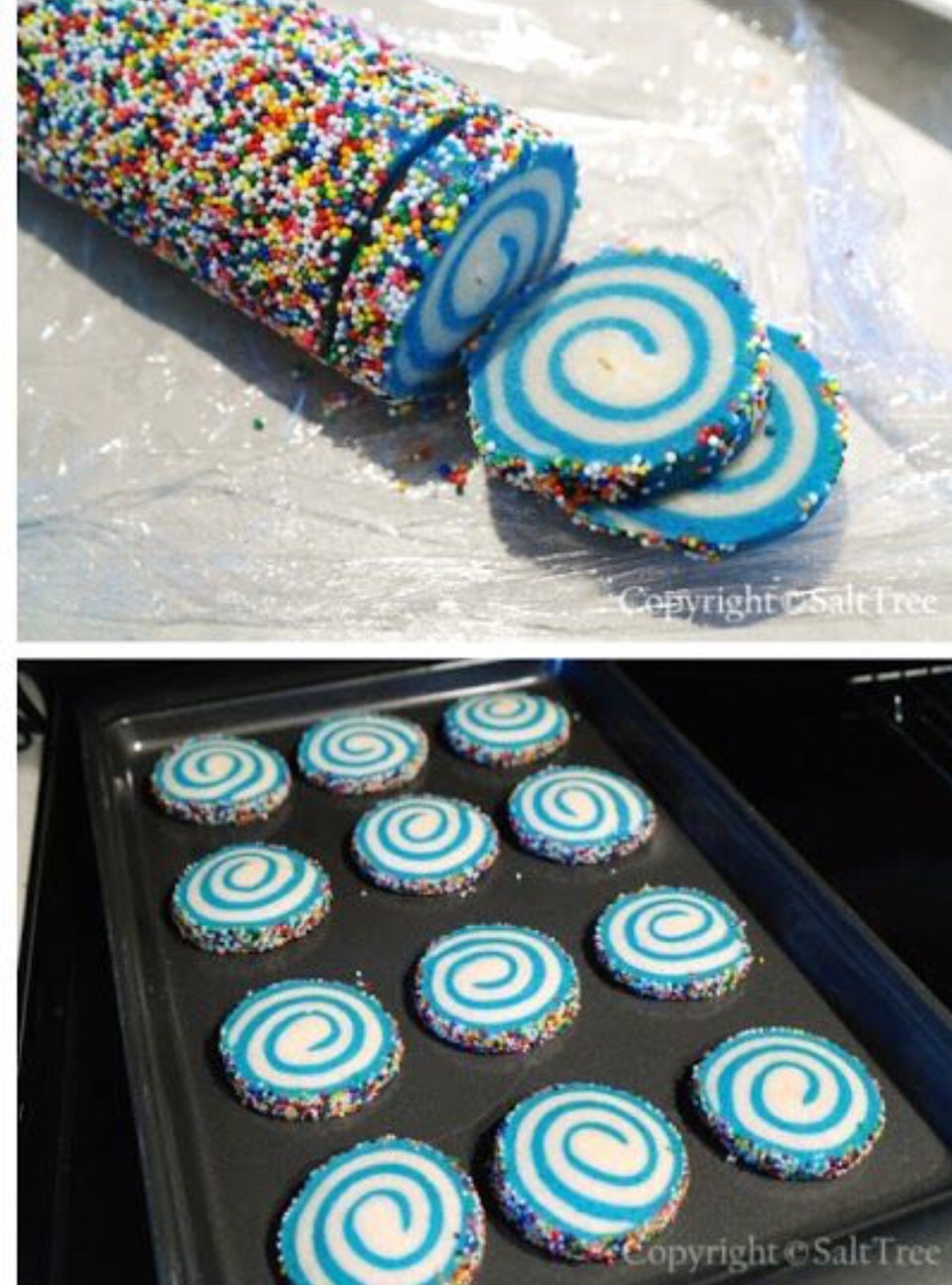 Swirled sugar cookies