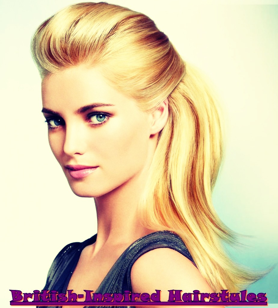 5. The quiff! Put your hair up or down at the back and voila a perfect easy hairstyle!