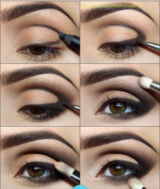 Smoky Pretty eye Makeup