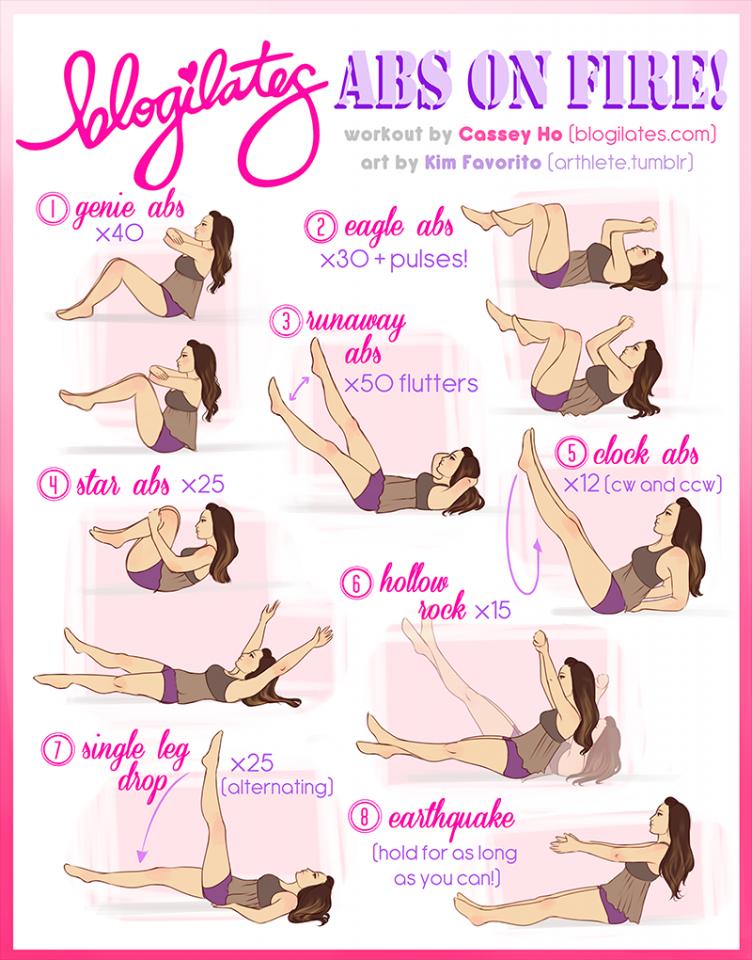 Pilates Workouts To Attack Your Abs