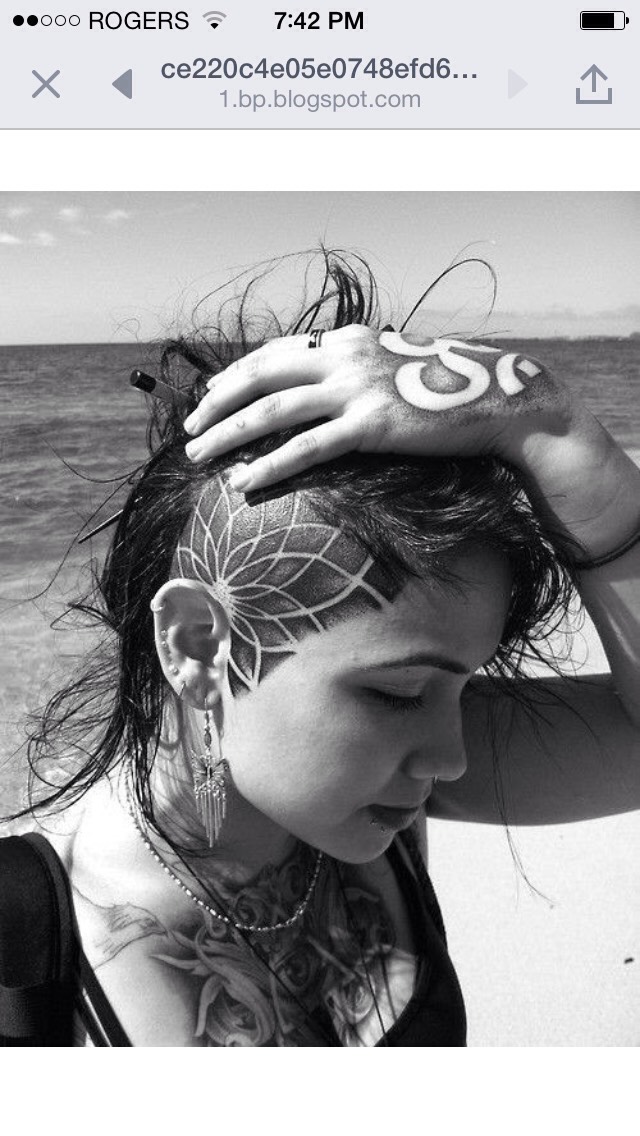 Hair tattoos 