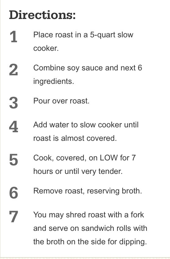 Crock Pot French Dip Roast Beef! Easy Recipe!