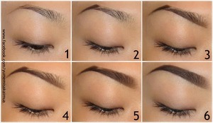 Doing your eyebrows is a necessity, otherwise they will completely disappear onstage and mess with one of the tools that actors need most- facial expression. Fill them in as usual, just ever so SLIGHTLY darker than normal. Again, they should NOT look crayoned-on.