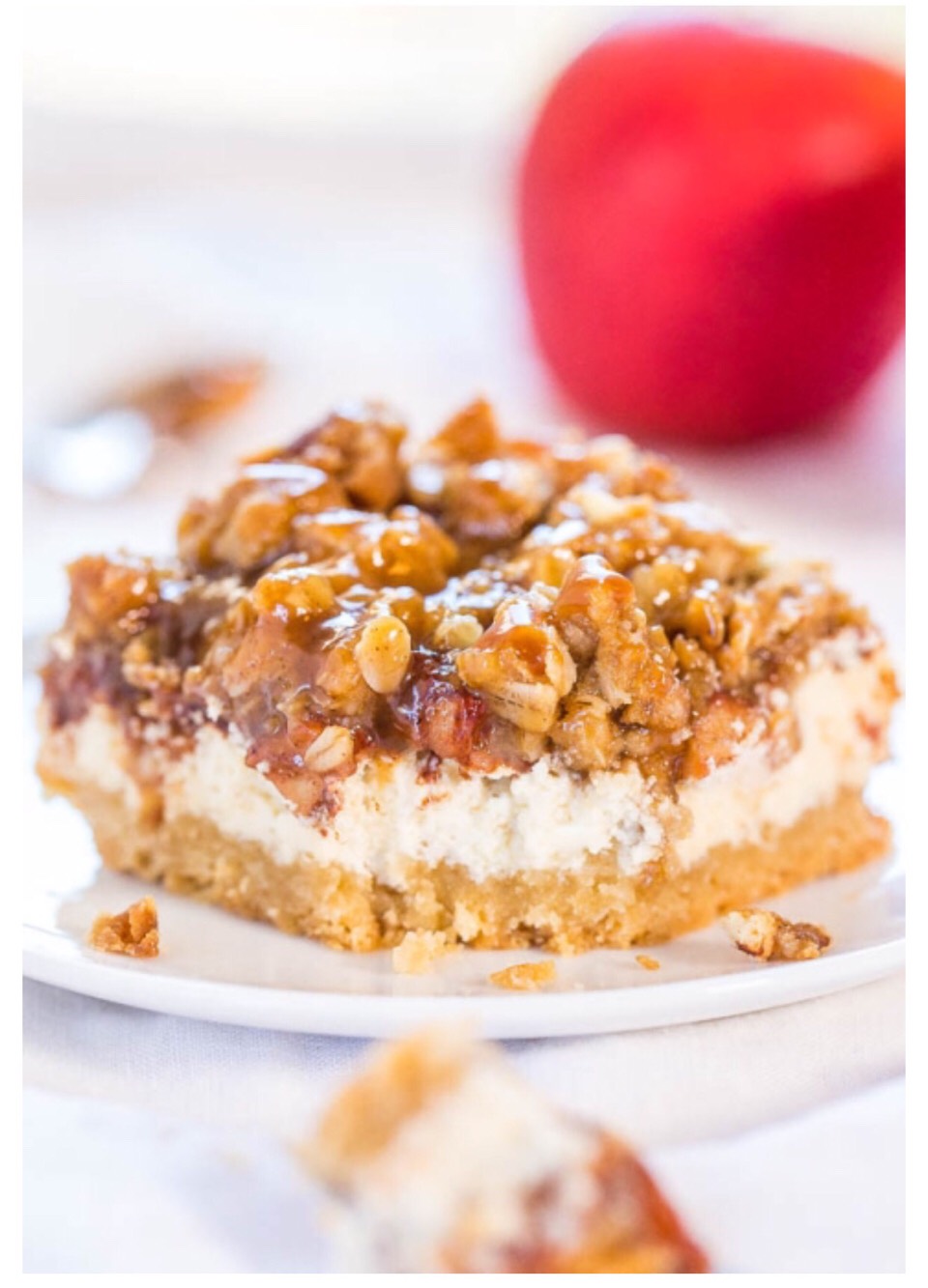 Apple Cheesecake Bars!!!❤️❤️❤️