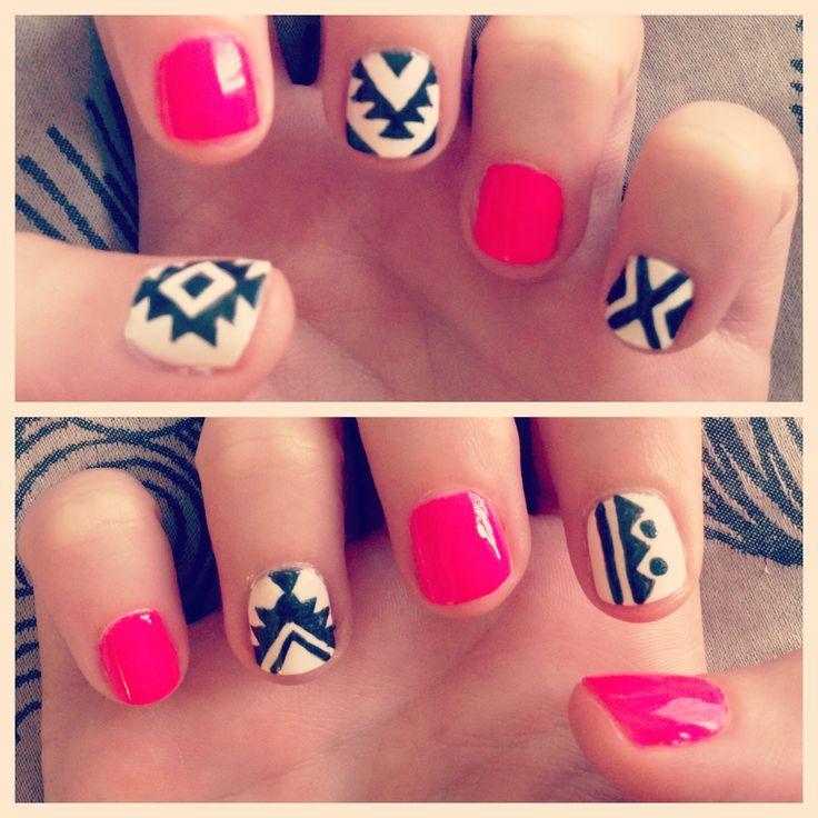 Tribal Nail Art - Tutorials And Design Ideas