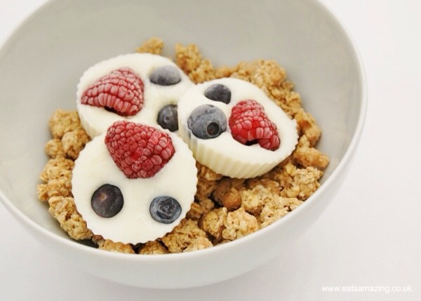 These are great to munch on straight out of the freezer as a healthy snack or dessert, or for a fresh idea for breakfast you could throw a few into a bowl of granola or cereal, yum!