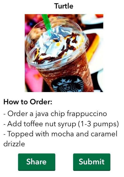 Starbucks Hidden Drink Recipes 