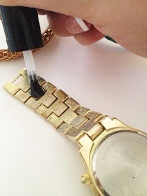 Doing this also helps protect those itty bitty bling pieces from falling out and becoming lost forever! So it's a total win-win.