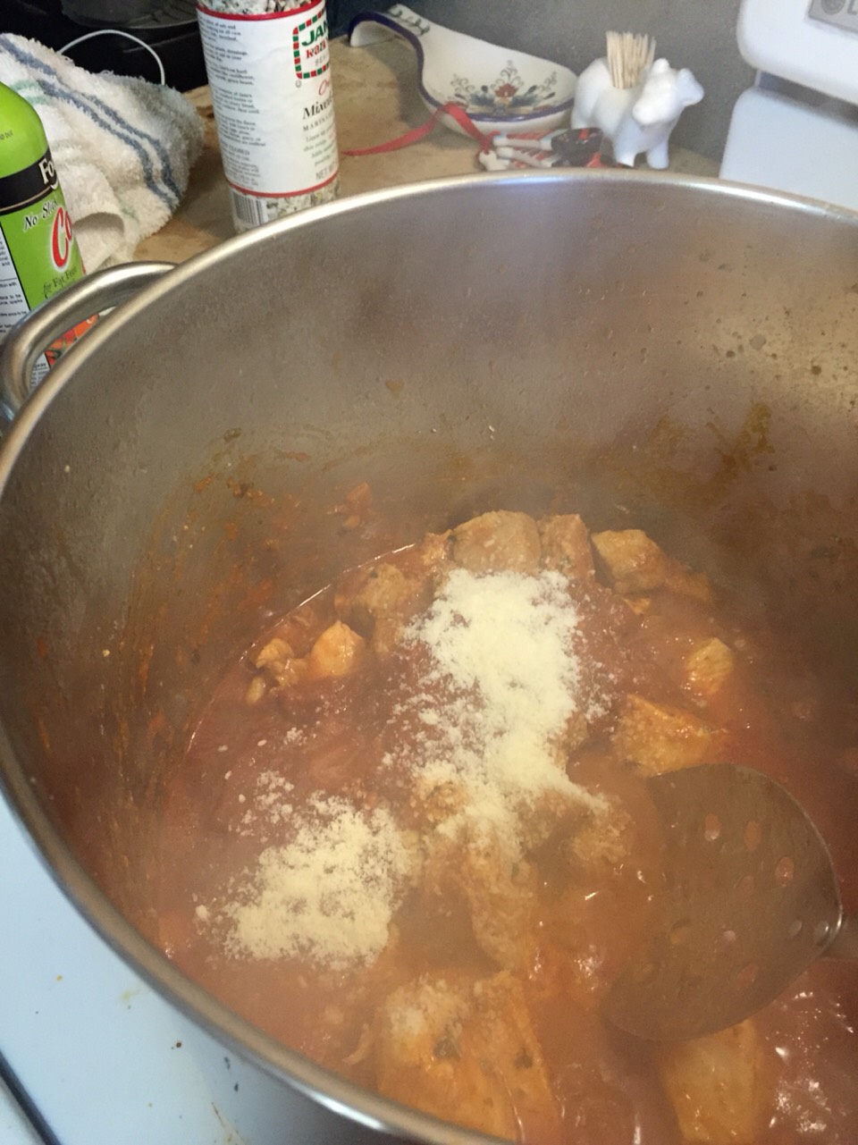 Add Parmesan cheese