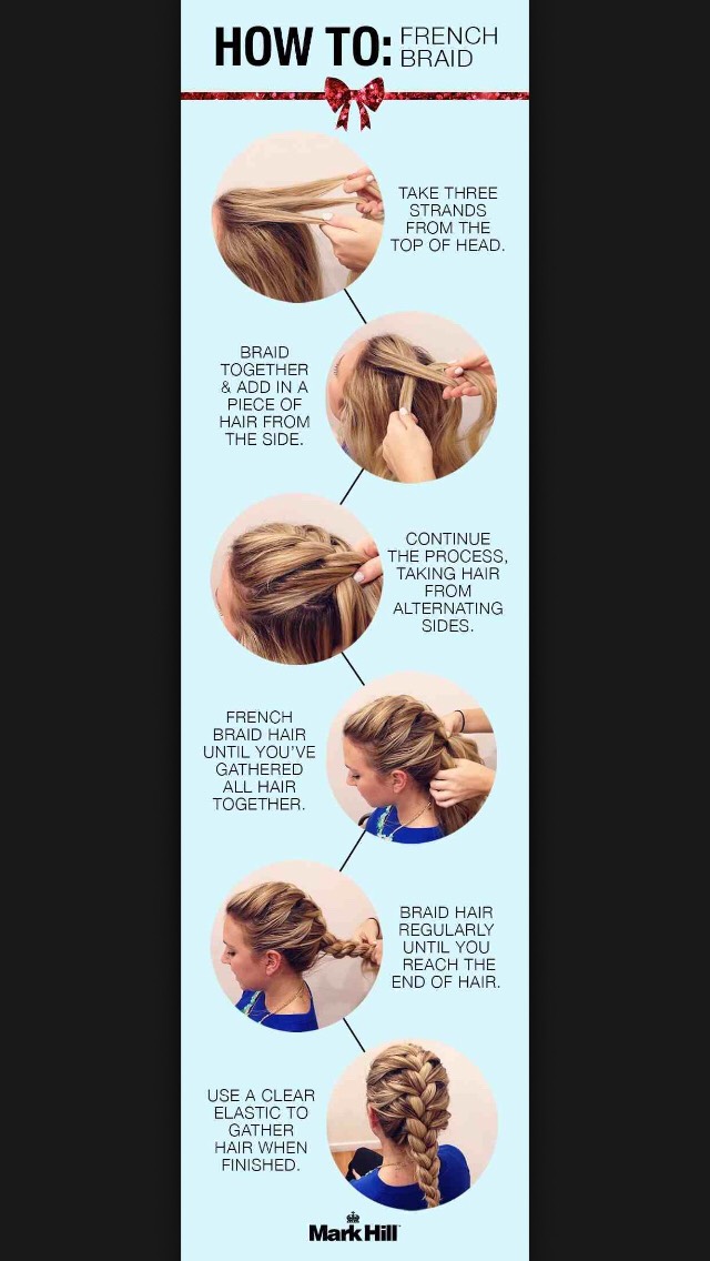 Simple French Braid💆💅 Step By Step👍