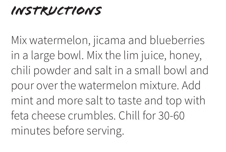 EASY: Red, White & Blue Fruit Salad! 