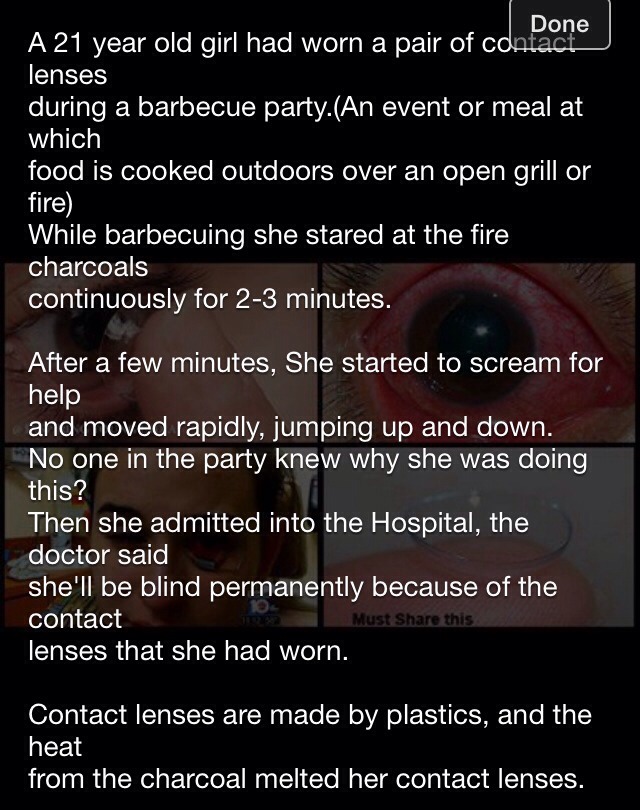 Wear Contacts? Must Share!!!