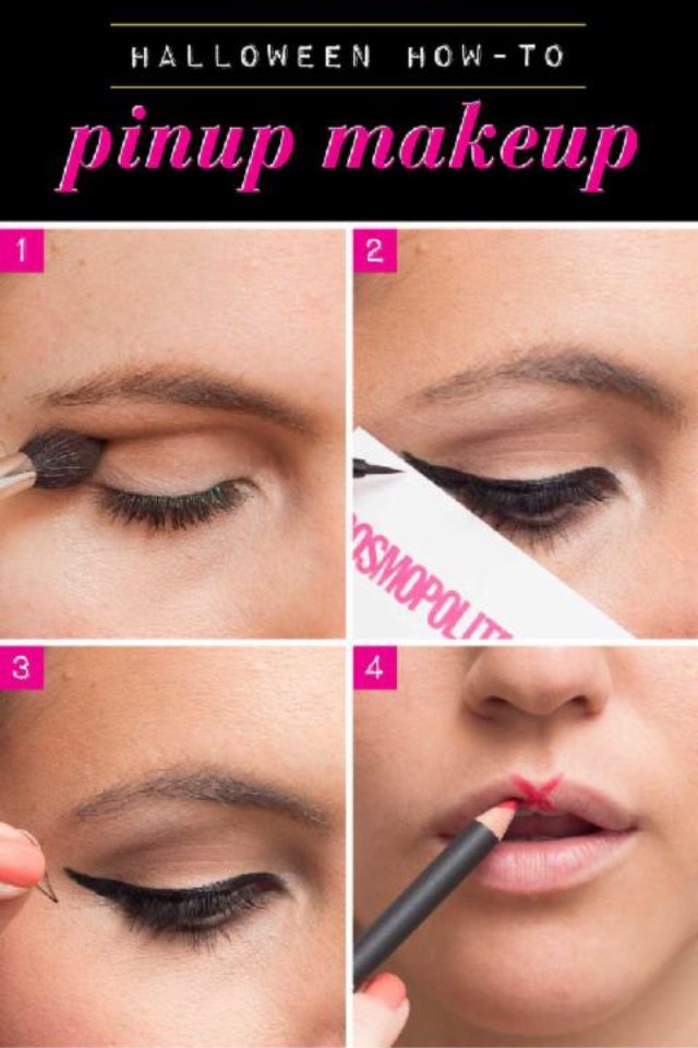 Easy Halloween Costume Makeup! No New Purchases Required!!!π #halloweentip