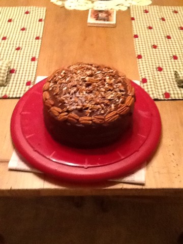 Chocolate Pecan Cake