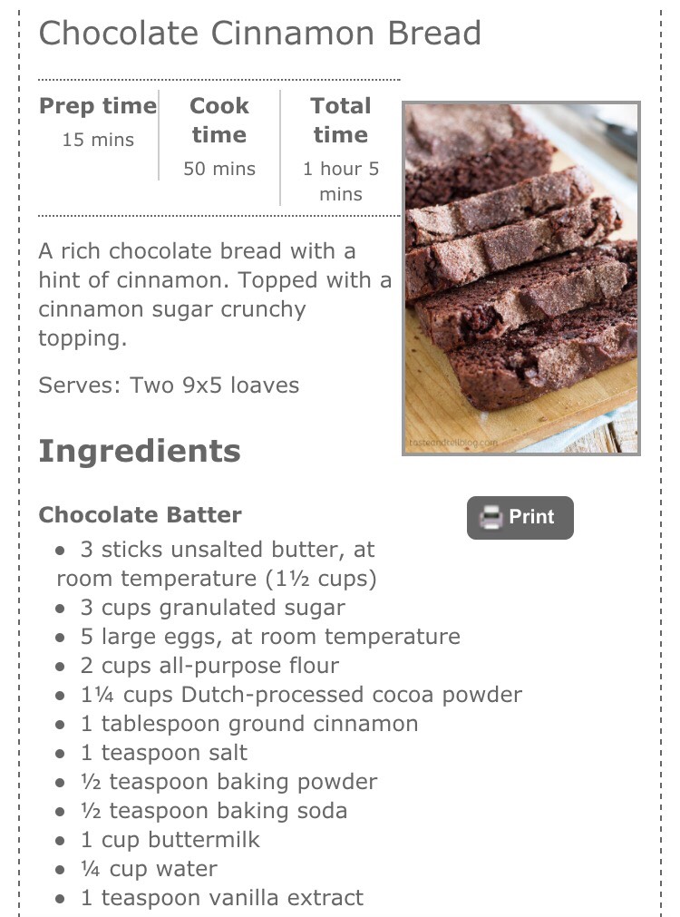 🍫Chocolate Cinnamon Bread🍞