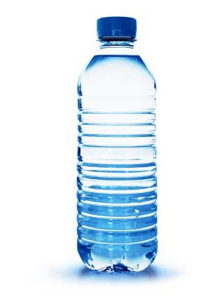 Water. It is very important to carry water with you, although you should probably get a bottle with a sports cap as they are less prone to leakages.