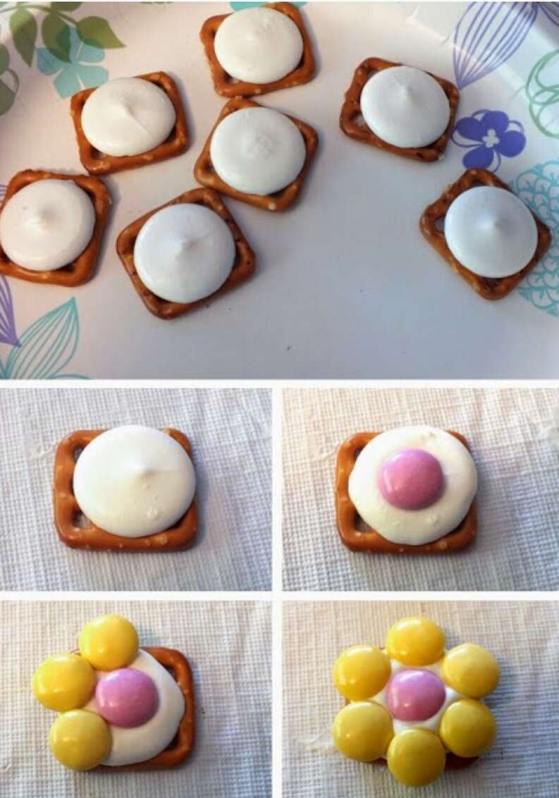 Flower Pretzel Bites!!!