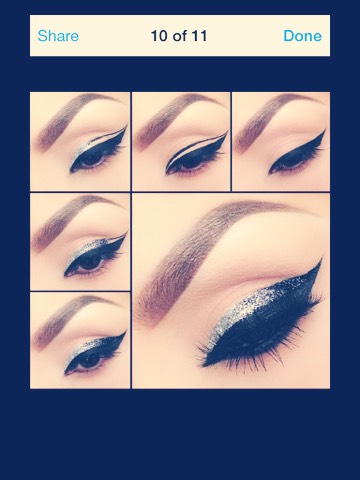Glitter eyeliner💞