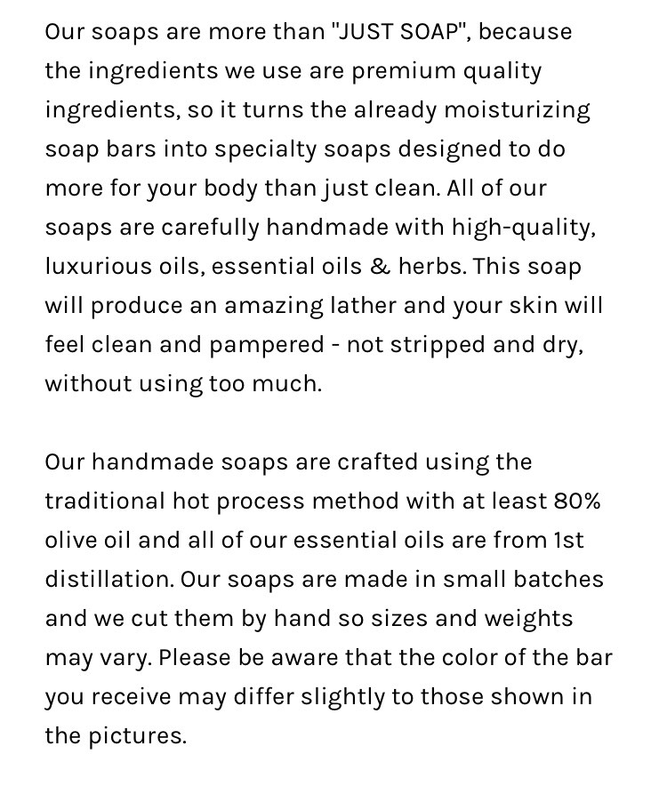 About the soaps