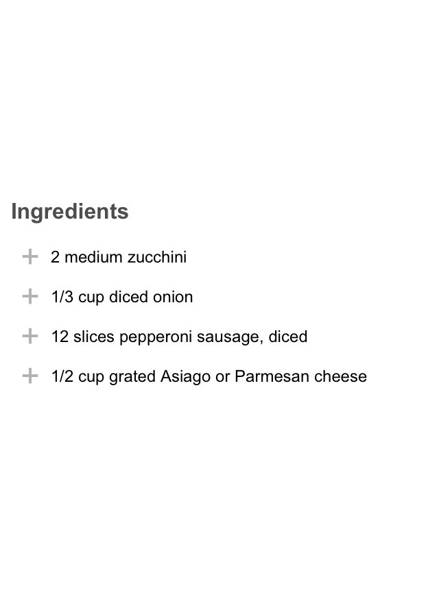 Pepperoni Stuffed Zucchini! ⓣ