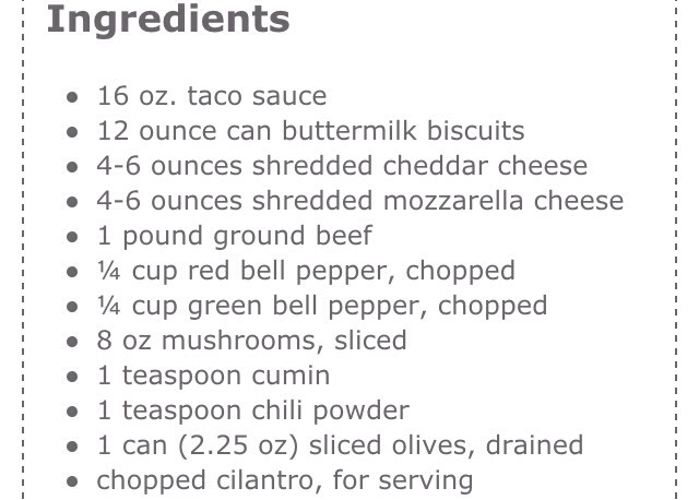 Taco Casserole