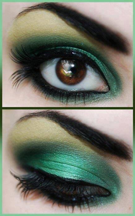 Beautiful Green Eye Shadow Look😍❤️✅