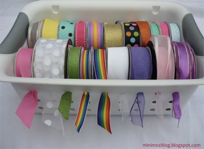 And one more ribbon idea!  Such ribbon cleverness!