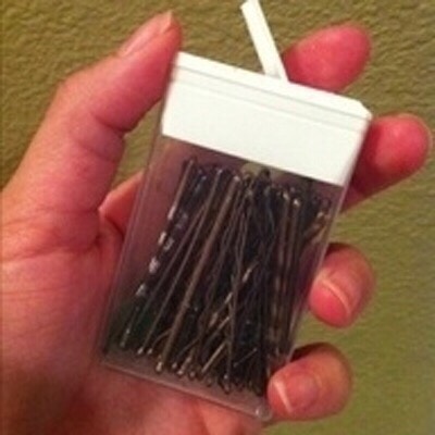 9. Bobby pins.
I need these when I'm doing work. Because I hate my hair in my face. And plus you never know when a friend or someone would need them!