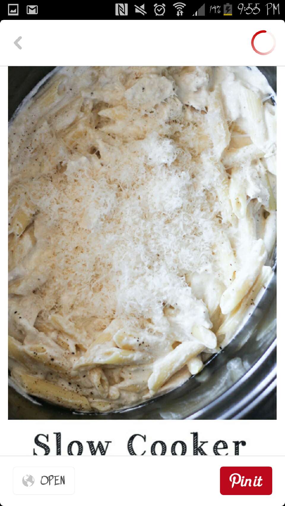 Slow Cooker Chicken Alfredo!! So Good!