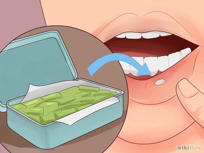 Chew on ice chips