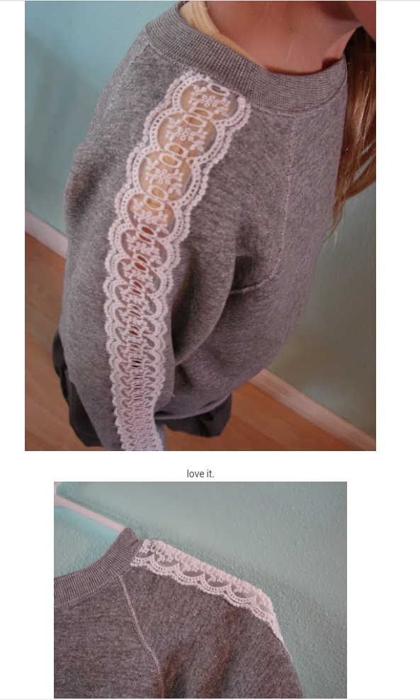 DIY Lace Sleeves!