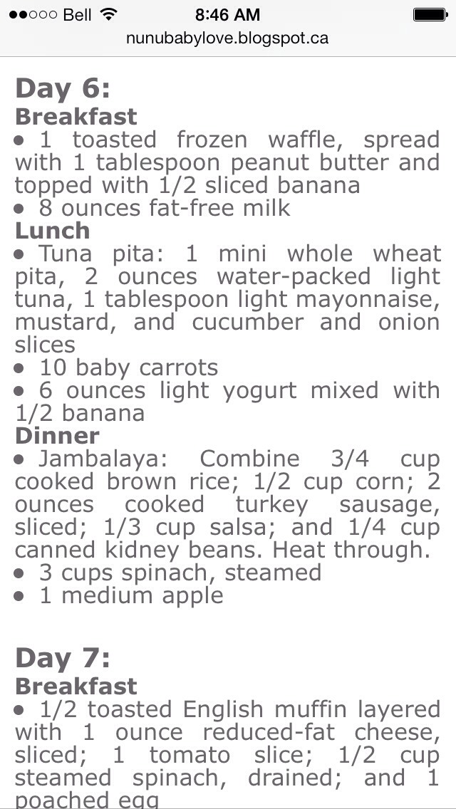 Lose 20lbs In 7 Days: Meal Plan 💃