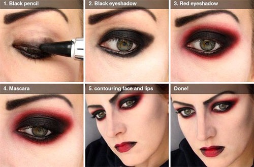 Easy Halloween Makeup Tutorials! #HalloweenTip