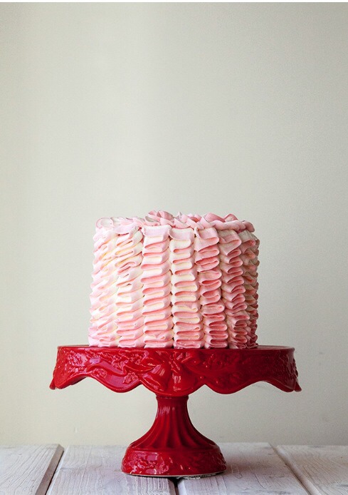 Adorable Ribbon Cranberry Cake 🎀🍰 Just In Time For Valentines Day 💕