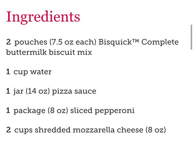 "4-INGREDIENT PIZZA BAKE"