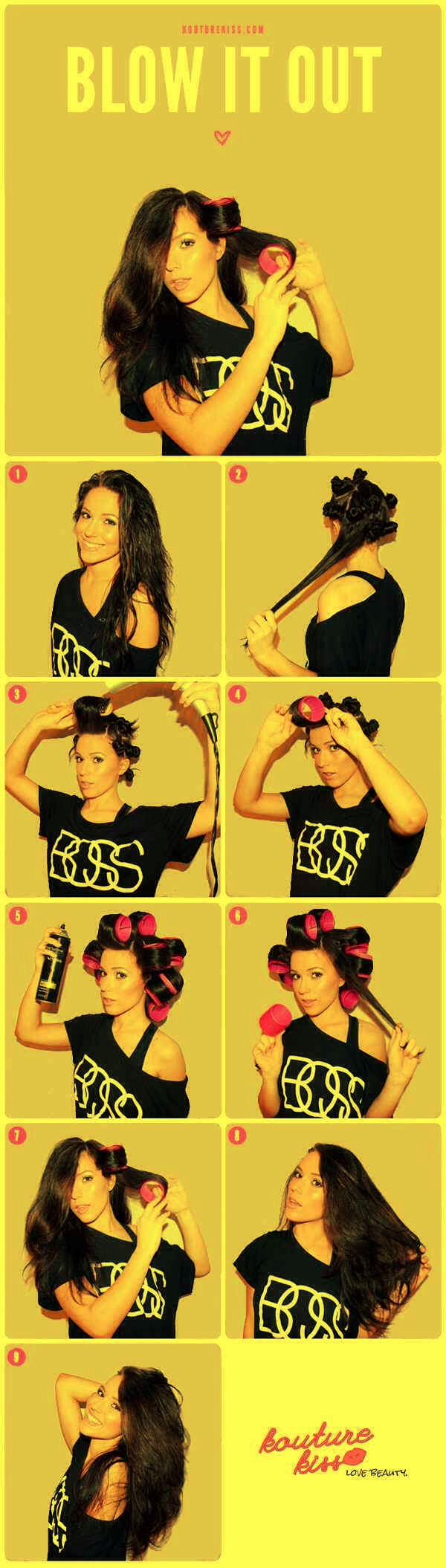 25. Self-grip velcro rollers give you the voluminous look of a round brush blowout without all the work.