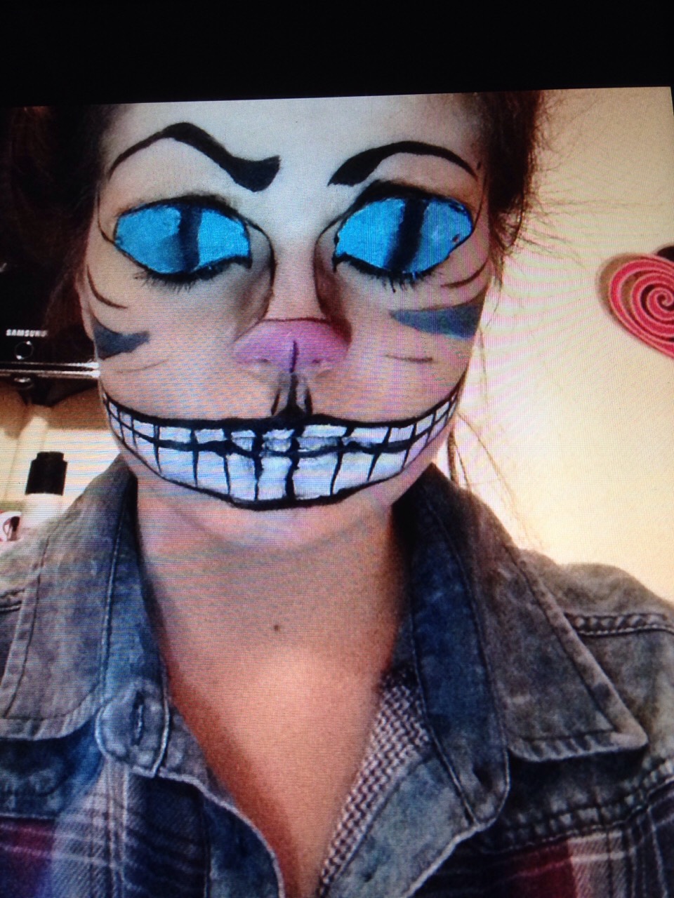 Alice In Wonderland Inspired Face Paint