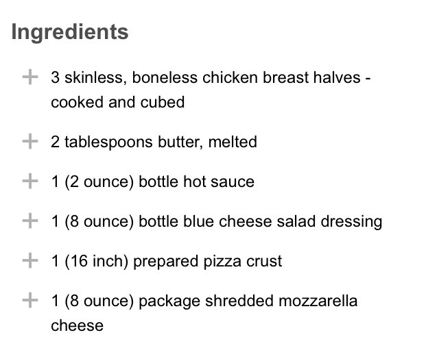 " DIY Buffalo Style Chicken Pizza"😋👍