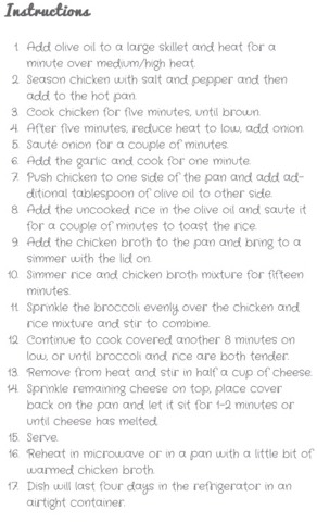 One Pot Cheesy Chicken Broccoli And Rice