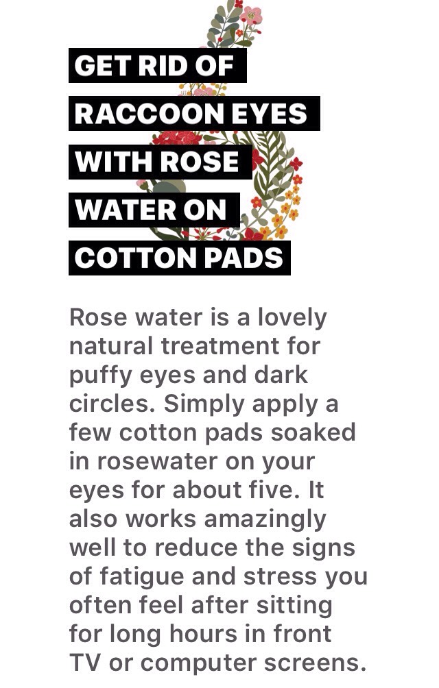 BENEFITS OF ROSE WATER 
